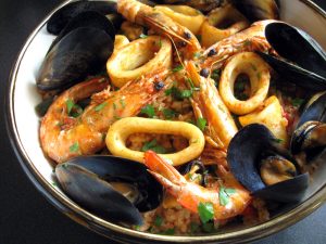 Paella Inspired Seafood Takikomigohan – Hiroko's Recipes