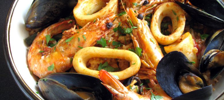 Paella Inspired Seafood Takikomigohan – Hiroko's Recipes