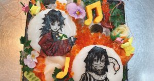 Demon slayer with sushi