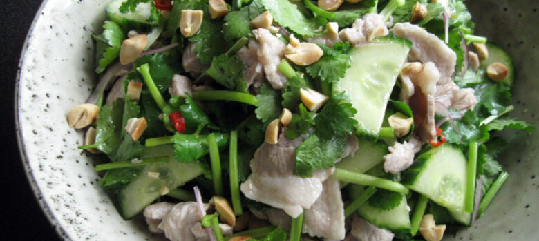 Blanched Pork Belly & Coriander Salad – Hiroko's Recipes