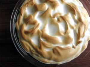 Banana Custard Meringue – Hiroko's Recipes