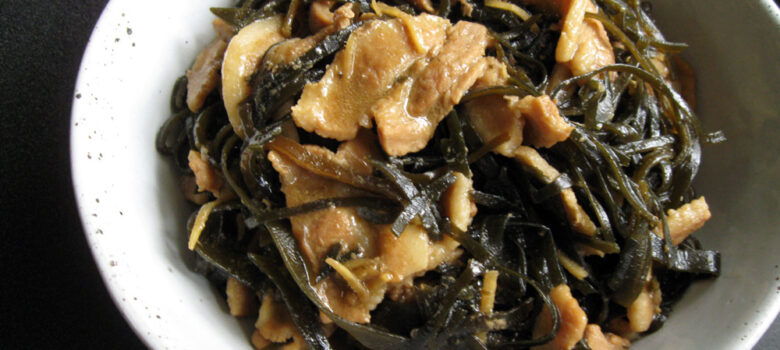 Simmered Pork Belly & Kombu (Kelp) – Hiroko's Recipes