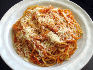 Carrot Spaghetti – Hiroko's Recipes
