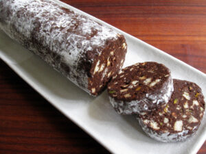 Chocolate Salami (No Egg) – Hiroko's Recipes