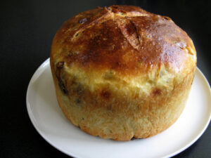 Panettone Style Sweet Bread with Mixed Fruit – Hiroko's Recipes