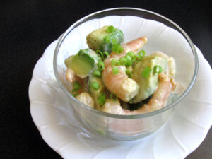 Prawns & Avocado Salad with Wasabi Mayo – Hiroko's Recipes