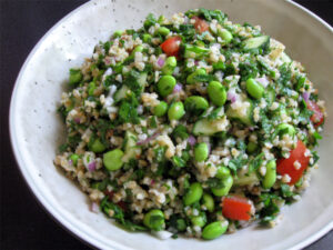 Edamame Tabbouleh – Hiroko's Recipes