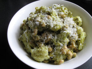 Cauliflower & Cannellini (White Beans) with Pesto – Hiroko's Recipes