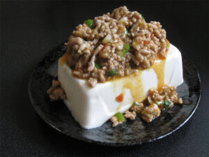 Cold Tofu with Mabo Pork – Hiroko's Recipes