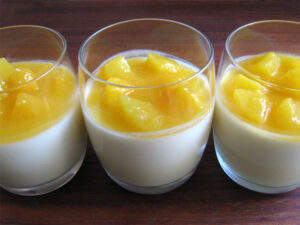 Peach Bavarois – Hiroko's Recipes
