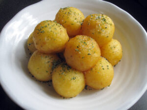 Fried Potato Mochi – Hiroko's Recipes