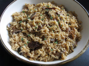 Porcini & Mushroom Rice – Hiroko's Recipes