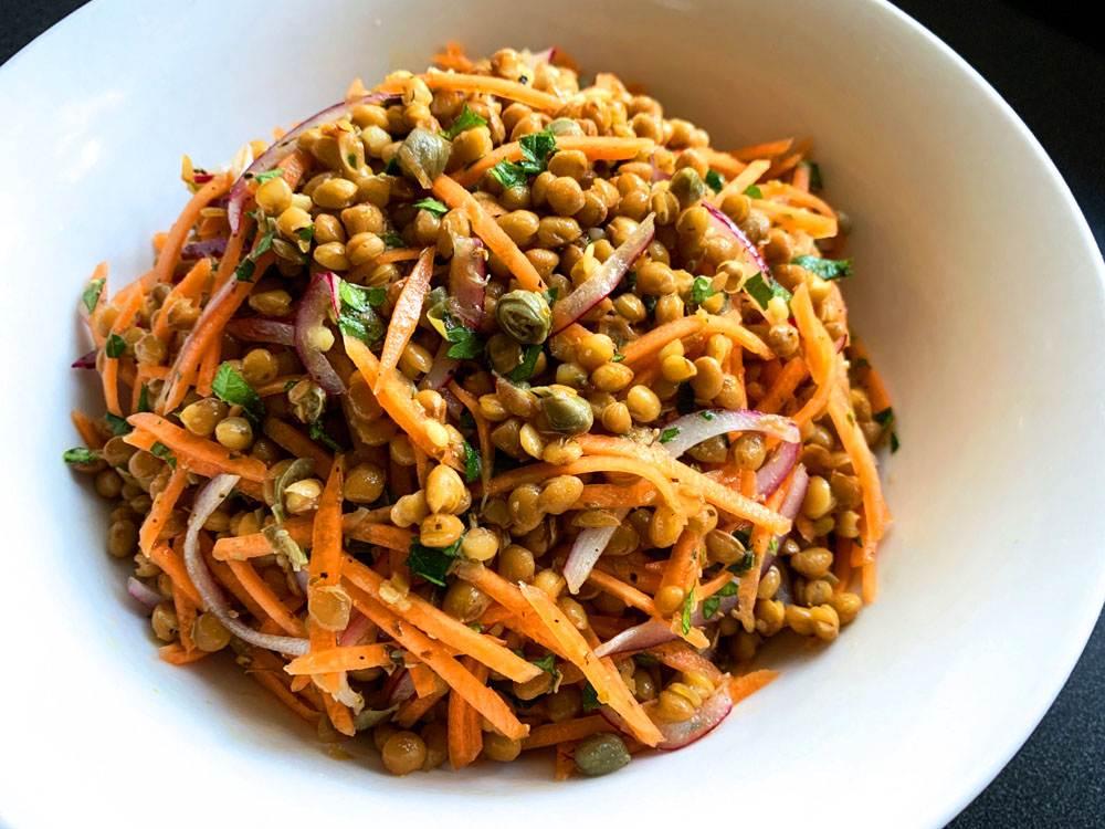Lentil & Caper Salad – Hiroko's Recipes