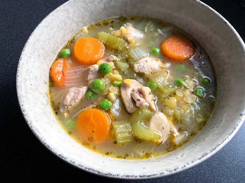 Chicken & Lentil Soup – Hiroko's Recipes