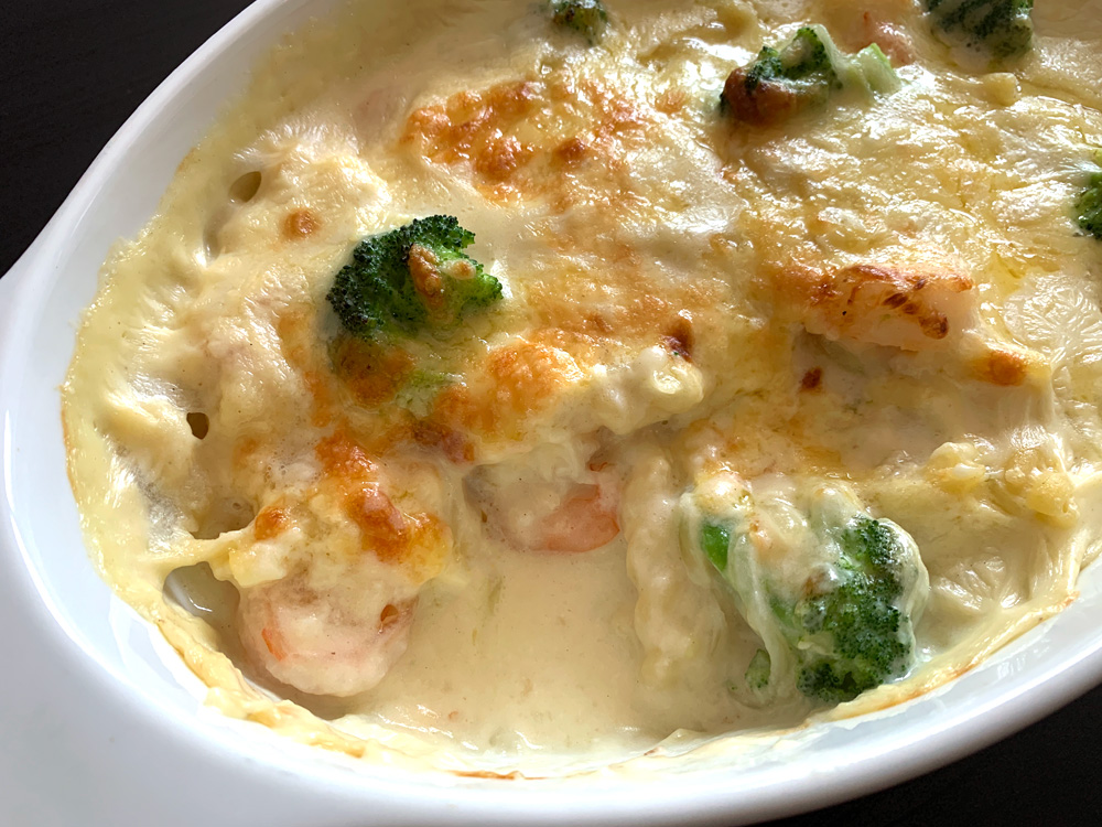 Creamy Prawns & Pasta Bake – Hiroko's Recipes
