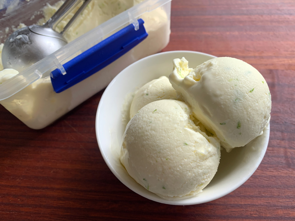 Lime Yoghurt Ice Cream – Hiroko's Recipes