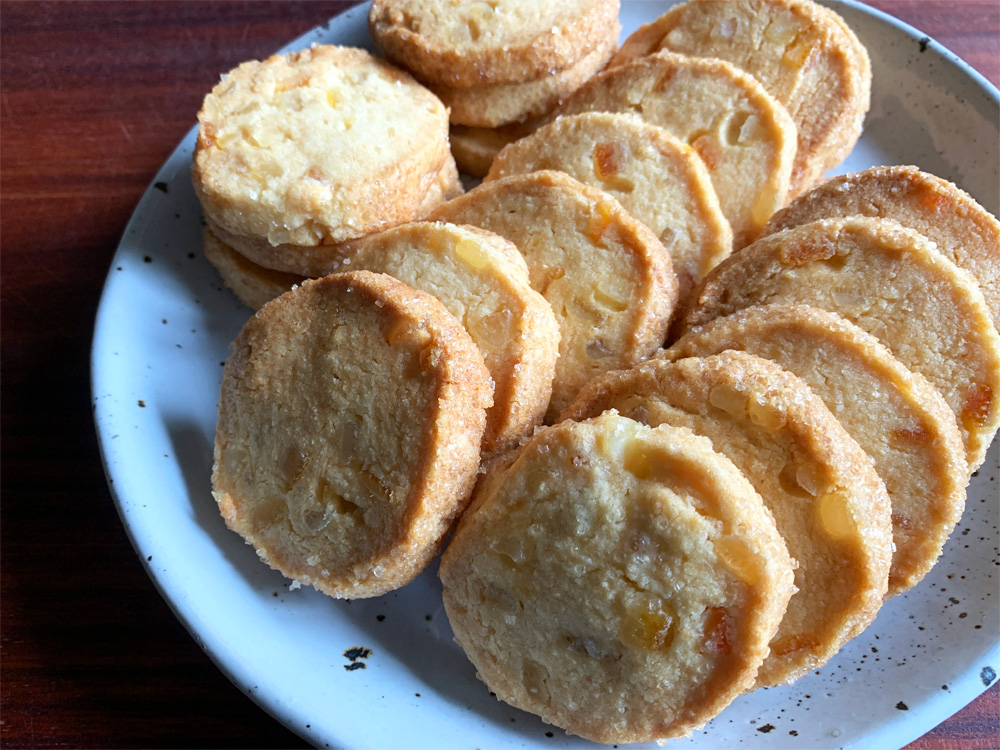 Sugar Coated Citrus Peel Cookies – Hiroko's Recipes