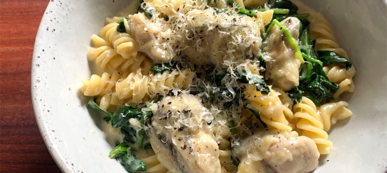 Creamy Oysters & Spinach Pasta – Hiroko's Recipes