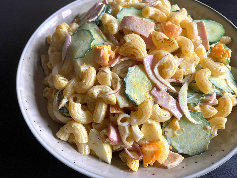 Curry Flavoured Pasta Salad – Hiroko's Recipes