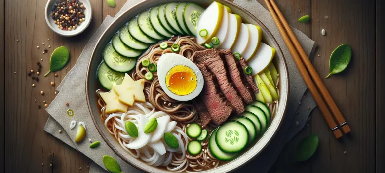 Health Benefits of Homemade Naengmyeon Cold Noodles Recipe
