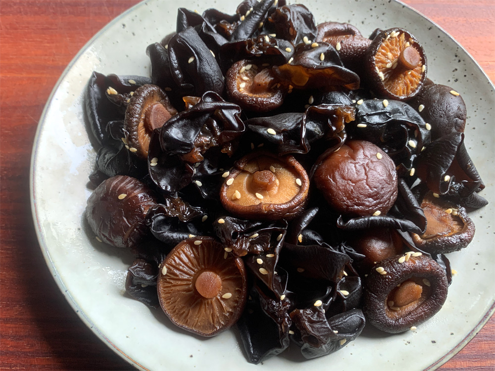 Black Fungus & Shiitake ‘Tsukudani’ – Hiroko's Recipes