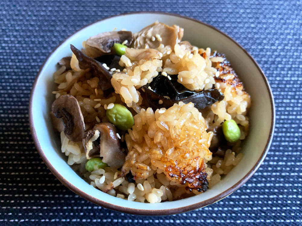 Dried Mushroom ‘Okowa’ Glutinous Rice – Hiroko's Recipes
