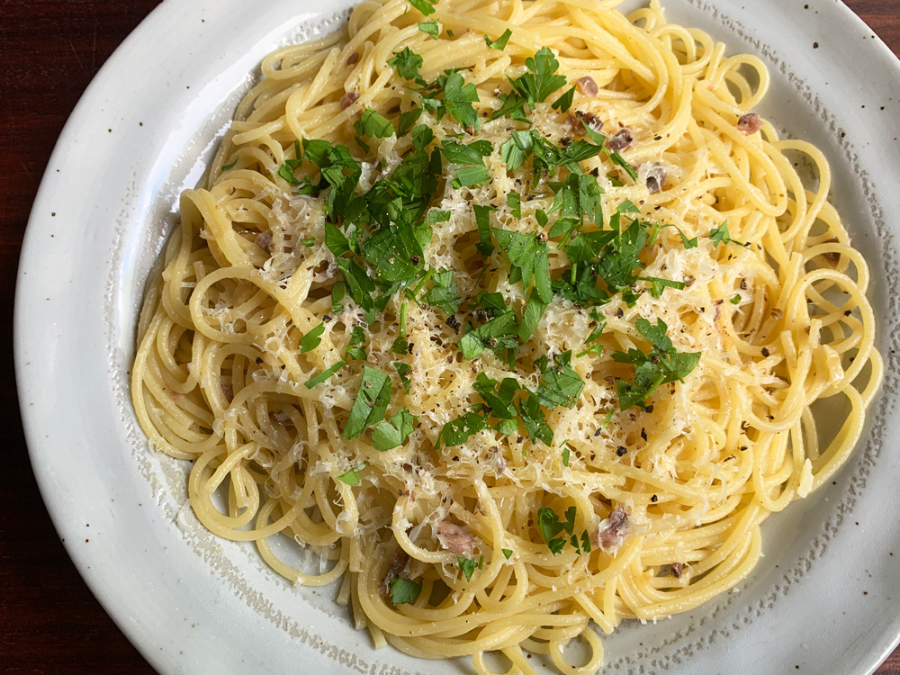 Anchovy Garlic Spaghetti – Hiroko's Recipes