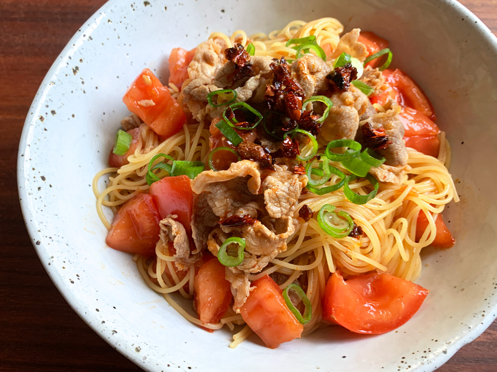 Gochujang Tomato Angel Hair Pasta (Capellini) – Hiroko's Recipes