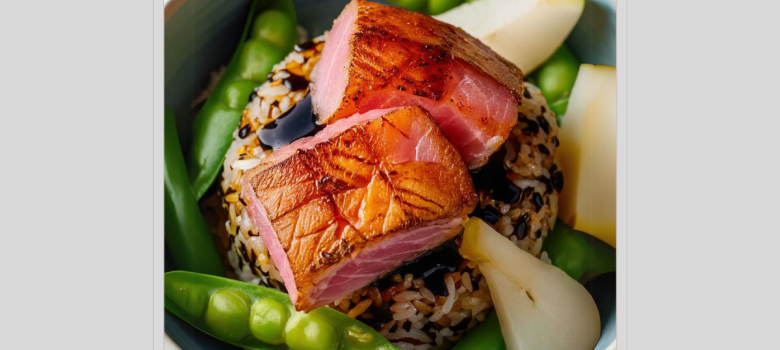 Seared Tuna with Wild Rice