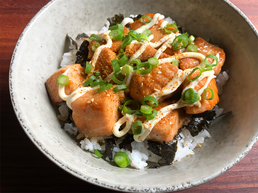 Teriyaki ‘Mayo’ Salmon Rice Bowl – Hiroko's Recipes