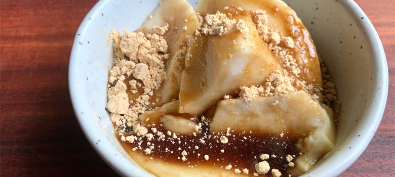 Corn Starch Soy Milk Jelly with Muscovado Syrup – Hiroko's Recipes