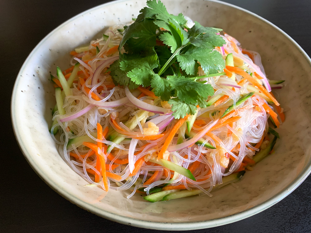 Harusame Salad with Dried Shrimps – Hiroko's Recipes