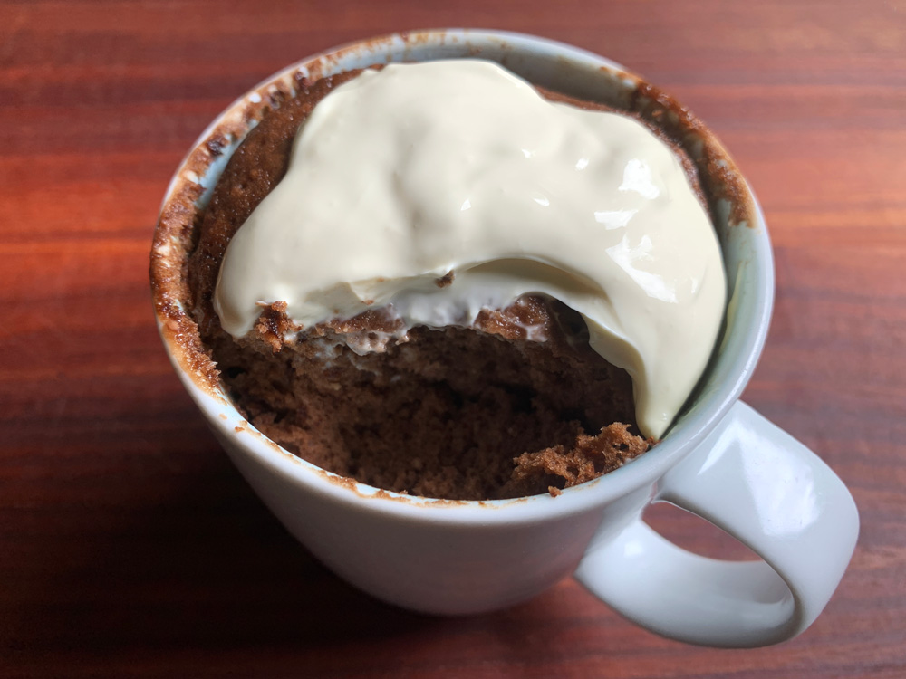 Instant Mocha Mug Cake – Hiroko's Recipes