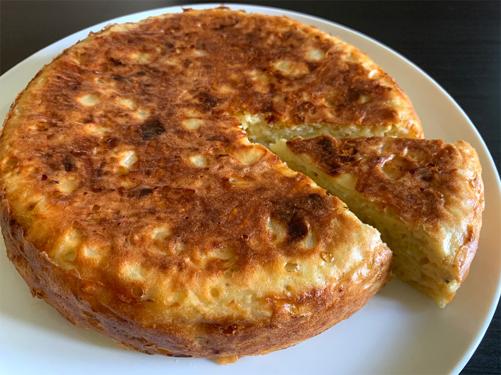 Rice Cooker Cabbage & Anchovy Frittata – Hiroko's Recipes