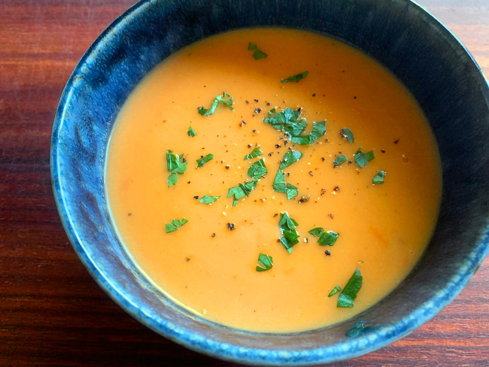 Creamy Semi Dried Tomato & Potato Soup (No Dairy) – Hiroko's Recipes