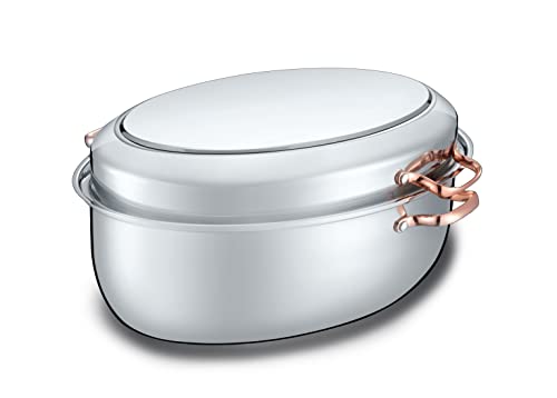 CONCORD Premium 12 Quart Stainless Steel Roasting Pan