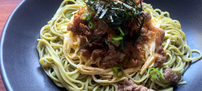 ‘Cha Soba’ Noodles with Beef & Egg – Hiroko's Recipes