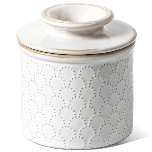 LE TAUCI Butter Crock with Water Line
