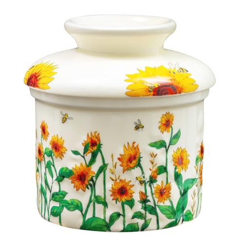 CADVJXZ Sunflower French Butter Keeper