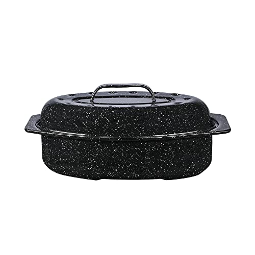 Granite Ware 13-inch oval roaster with Lid