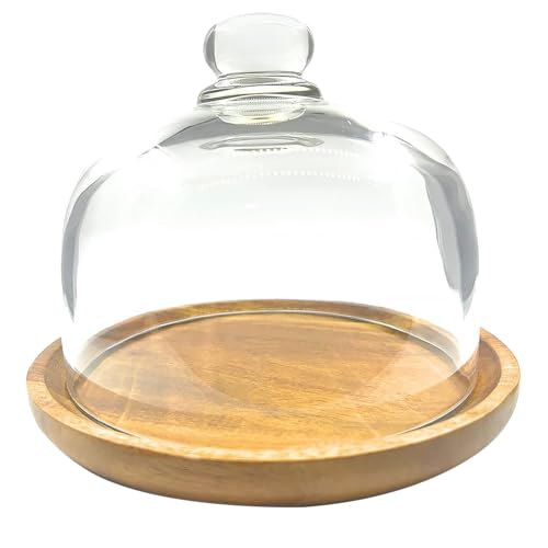 Ikerall 6 Inch Wooden Base Display Stand