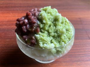 Milk Granita with Matcha Syrup – Hiroko's Recipes