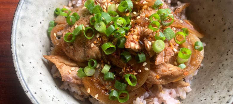 Garlic Chilli Mackerel Rice Bowl – Hiroko's Recipes