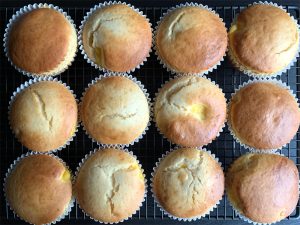 Custard Stuffed Muffins – Hiroko's Recipes