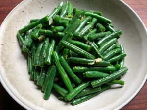 Pan-Steam-Fried Green Beans – Hiroko's Recipes
