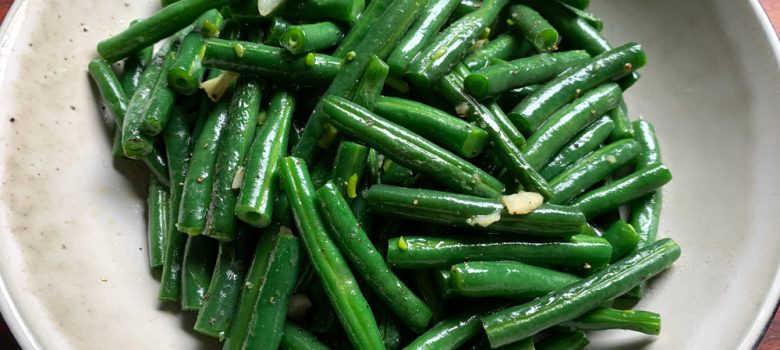 Pan-Steam-Fried Green Beans – Hiroko's Recipes