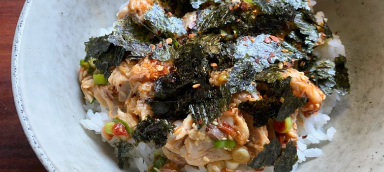 Super Easy Canned Mackerel Rice Bowl – Hiroko's Recipes