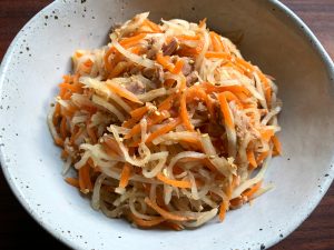 Daikon, Carrot & Tuna Salad – Hiroko's Recipes