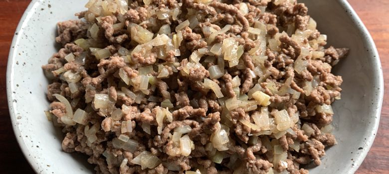 Very Versatile Cooked Mince & Onion – Hiroko's Recipes