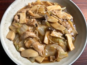 Simmered Wombok & Asian Mushrooms – Hiroko's Recipes